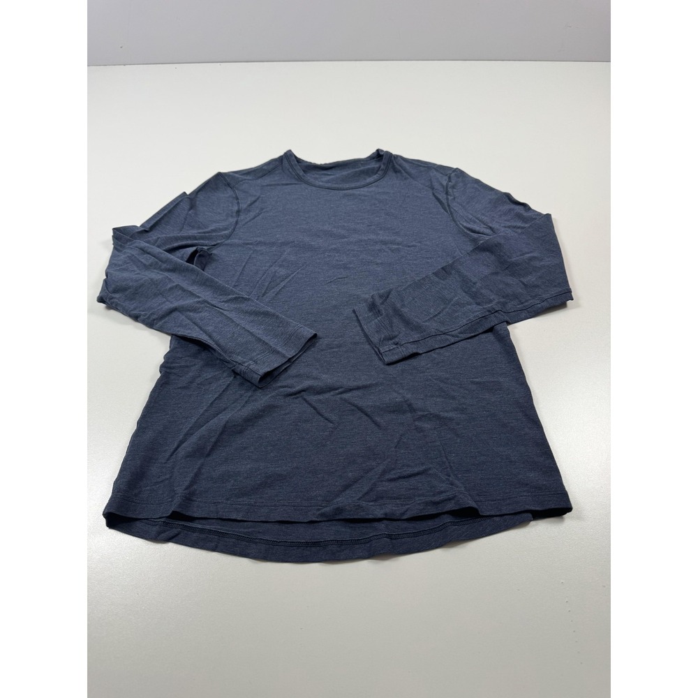 Lululemon Shirt Men's Medium Long Sleeve Crewneck Casual Basic Lightweight - Picture 1 of 8